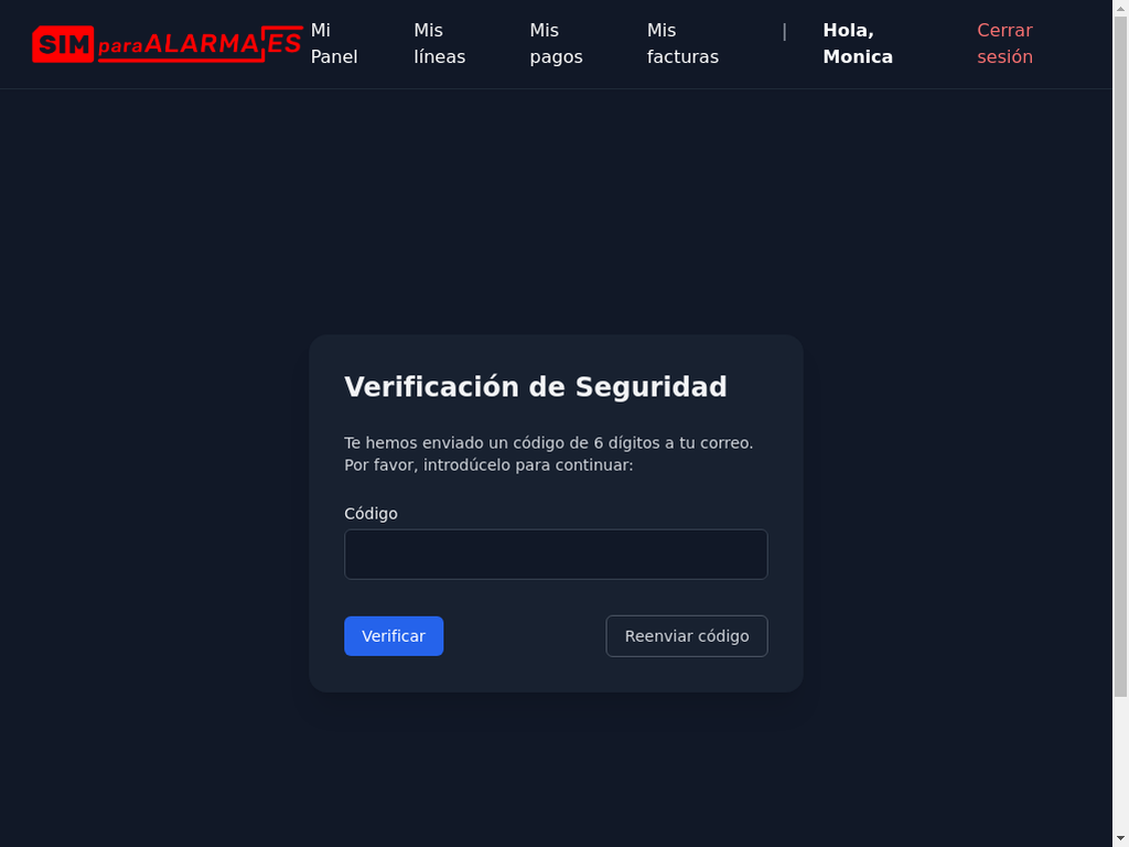 Verificación en dos pasos